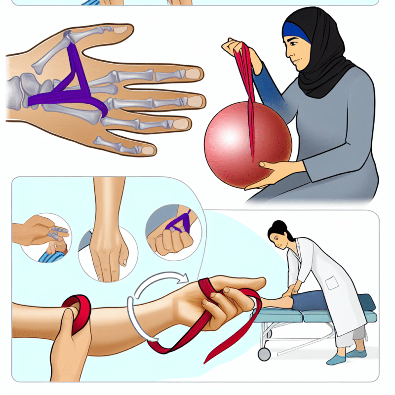 rehabilitacja ręki po złamaniu kości promieniowej