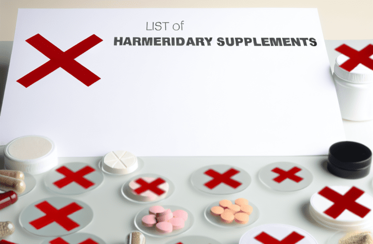 Szkodliwe suplementy diety – lista produktów których powinieneś unikać dla zdrowia