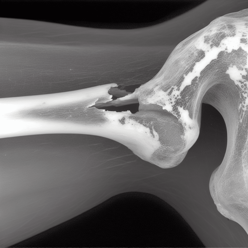 złamanie nasady bliższej kości ramiennej